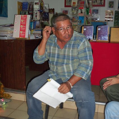 Poeta Félix Palacios.